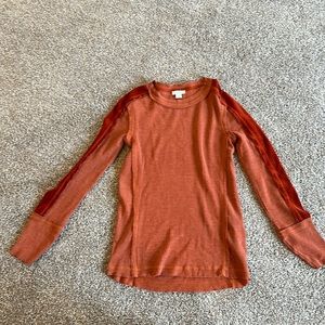 Burnt Orange Sundance Long-Sleeve